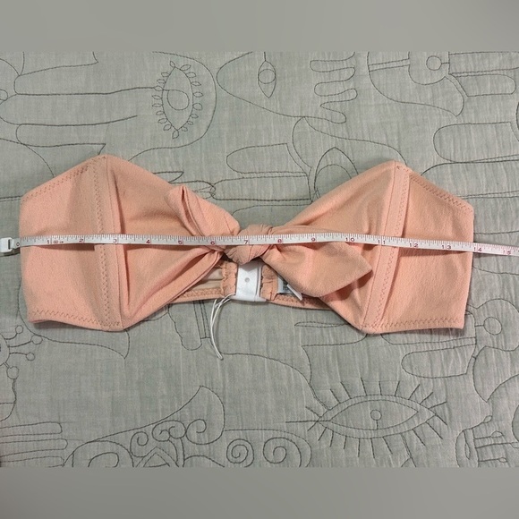 NEW Lisa Marie Fernandez Poppy High Waist 2 Piece Bikini Coral Crepe Sz 3 US 6-8 - Picture 10 of 10